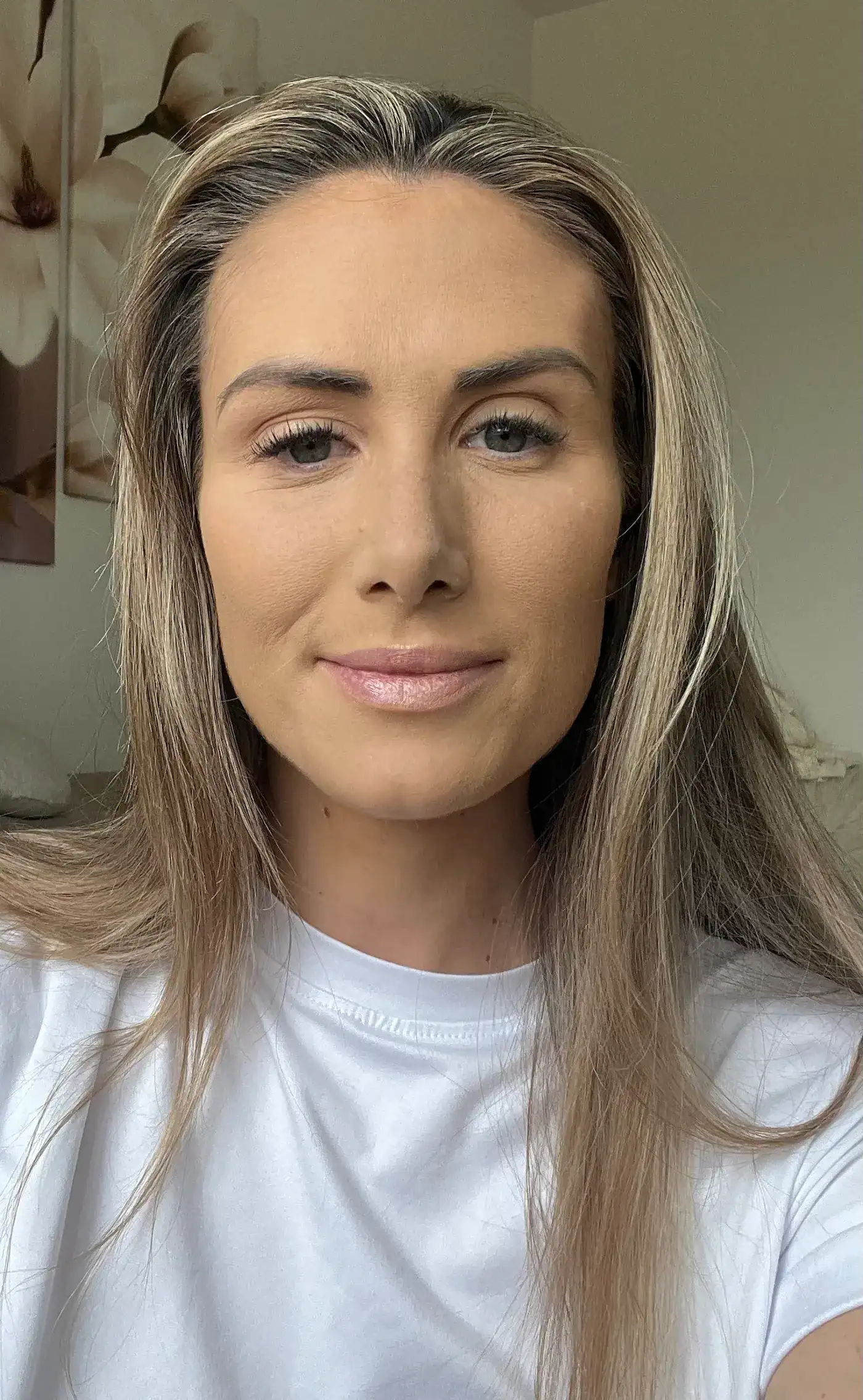 Finished look with Charlotte Tilbury Airrbrush Flawless foundation. on half my face and NARS radiant longwear on other half Finished look with Charlotte tilbury airbrush flawless Foundation on half of my face and NARS Radiant longwear foundation on the other half